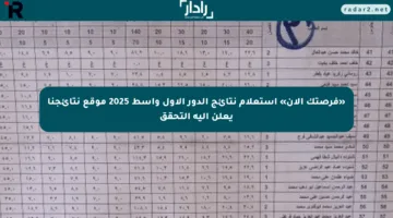 «فرصتك الآن» استعلام نتائج الدور الأول واسط 2025 موقع نتائجنا يعلن آلية التحقق